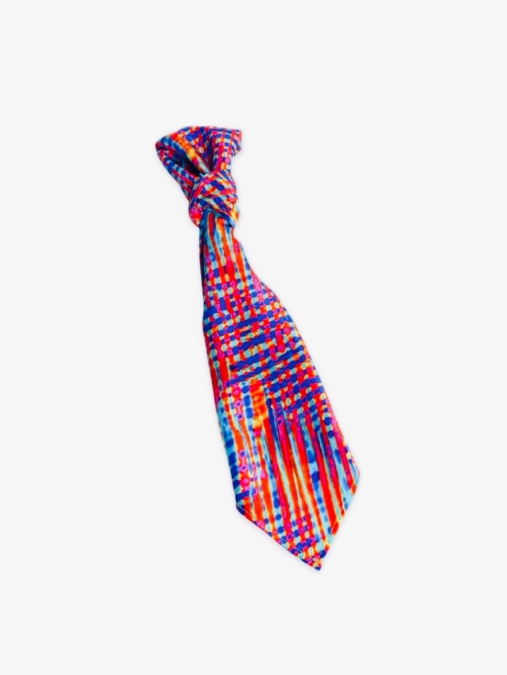 NWT SILKLETTE ‘Multiple Dimensions’ 100% Fine Silk Kerchief Scarf